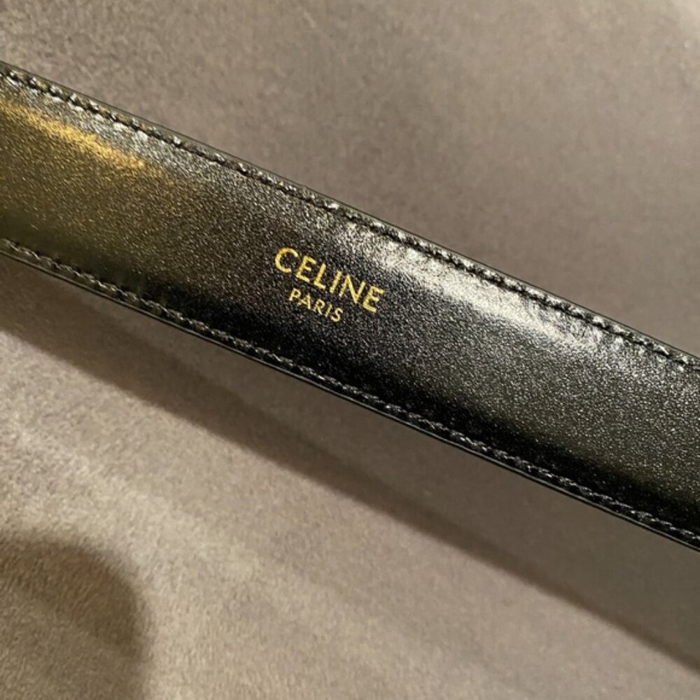 CELINE MEDIUM CUIR TRIOMPHE BELT - Picture 4 of 5